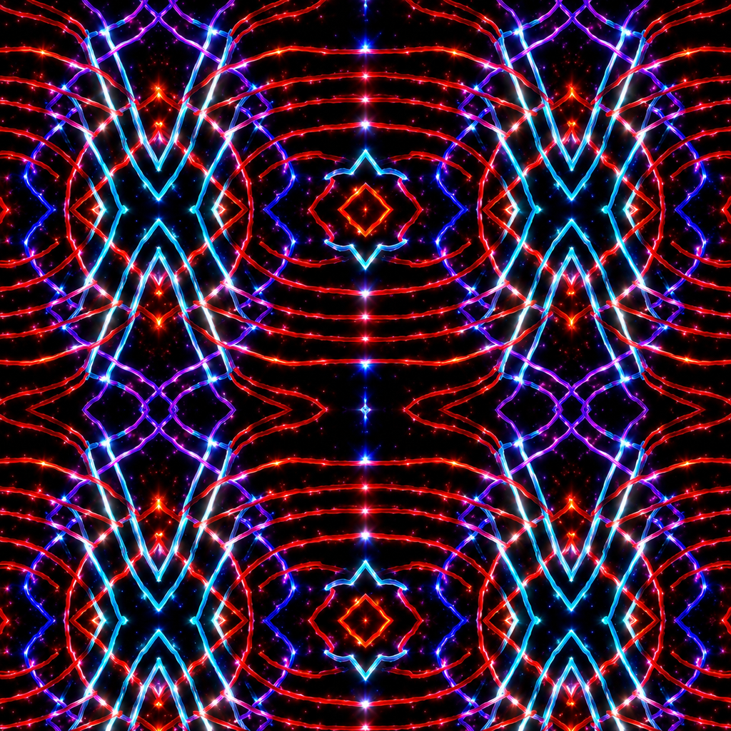 Neon Cathedral — Abstract Architecture Digital Art Bundle | Instant Download
