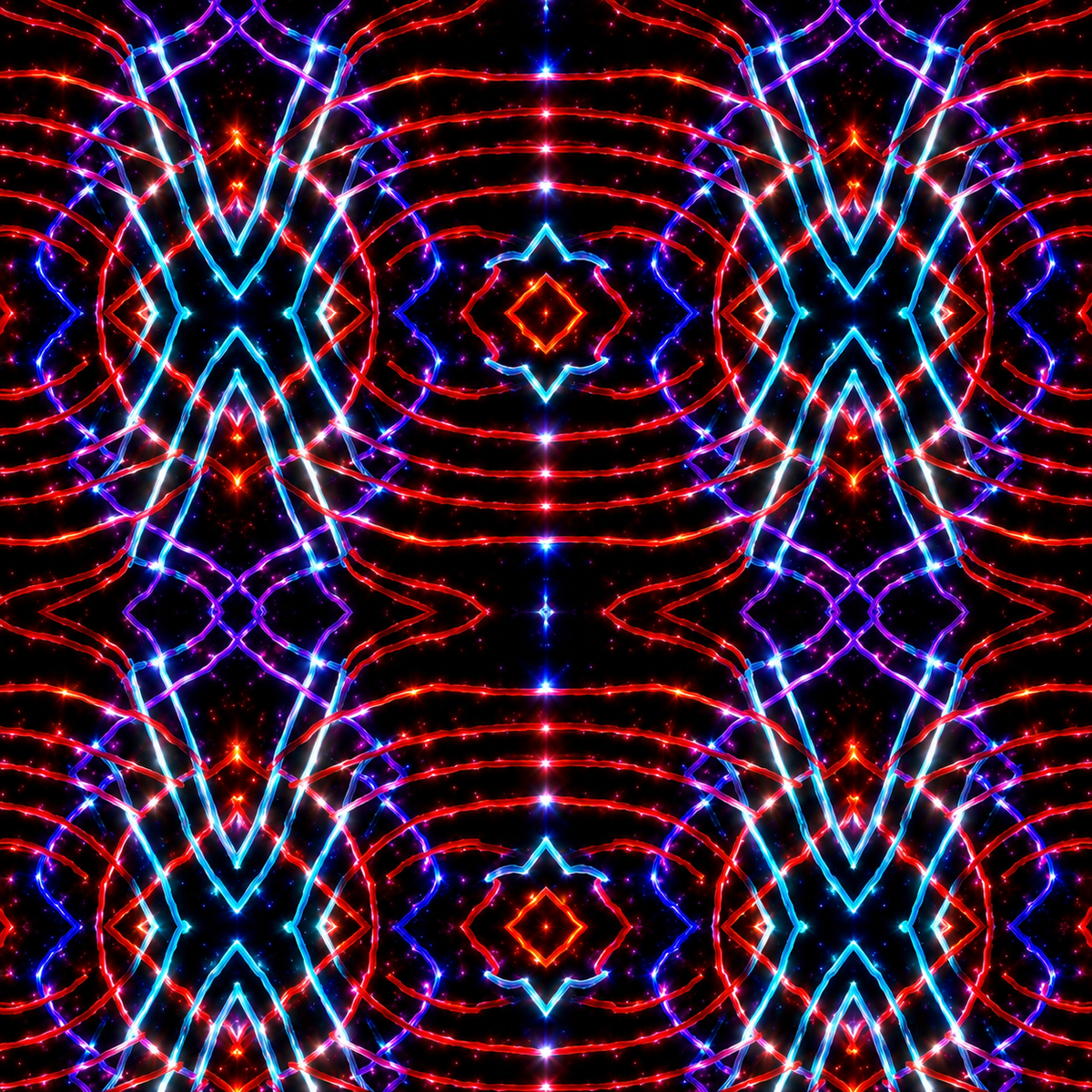 Neon Cathedral — Abstract Architecture Digital Art Bundle | Instant Download