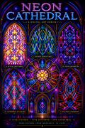 Neon Cathedral — Abstract Architecture Digital Art Bundle | Instant Download