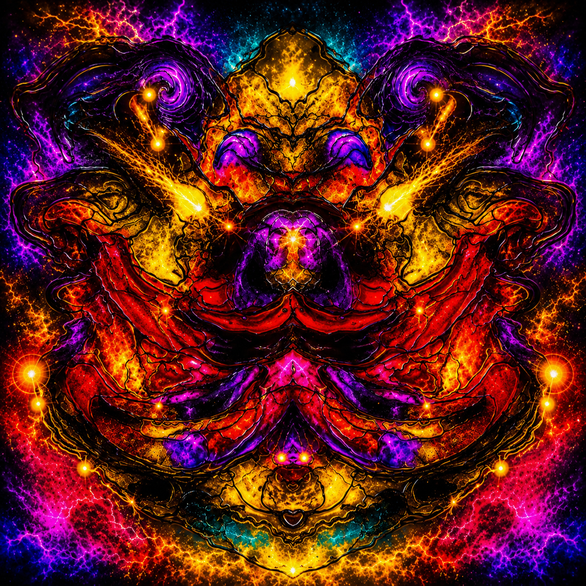 Fractured Psychic — Abstract Portrait Digital Art Bundle | Instant Download