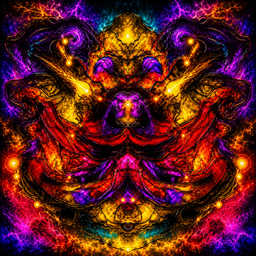 Fractured Psychic — Abstract Portrait Digital Art Bundle | Instant Download