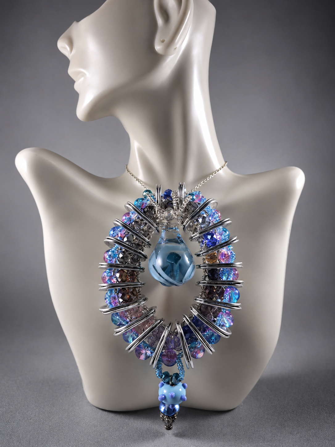 The Aurora Halo Necklace