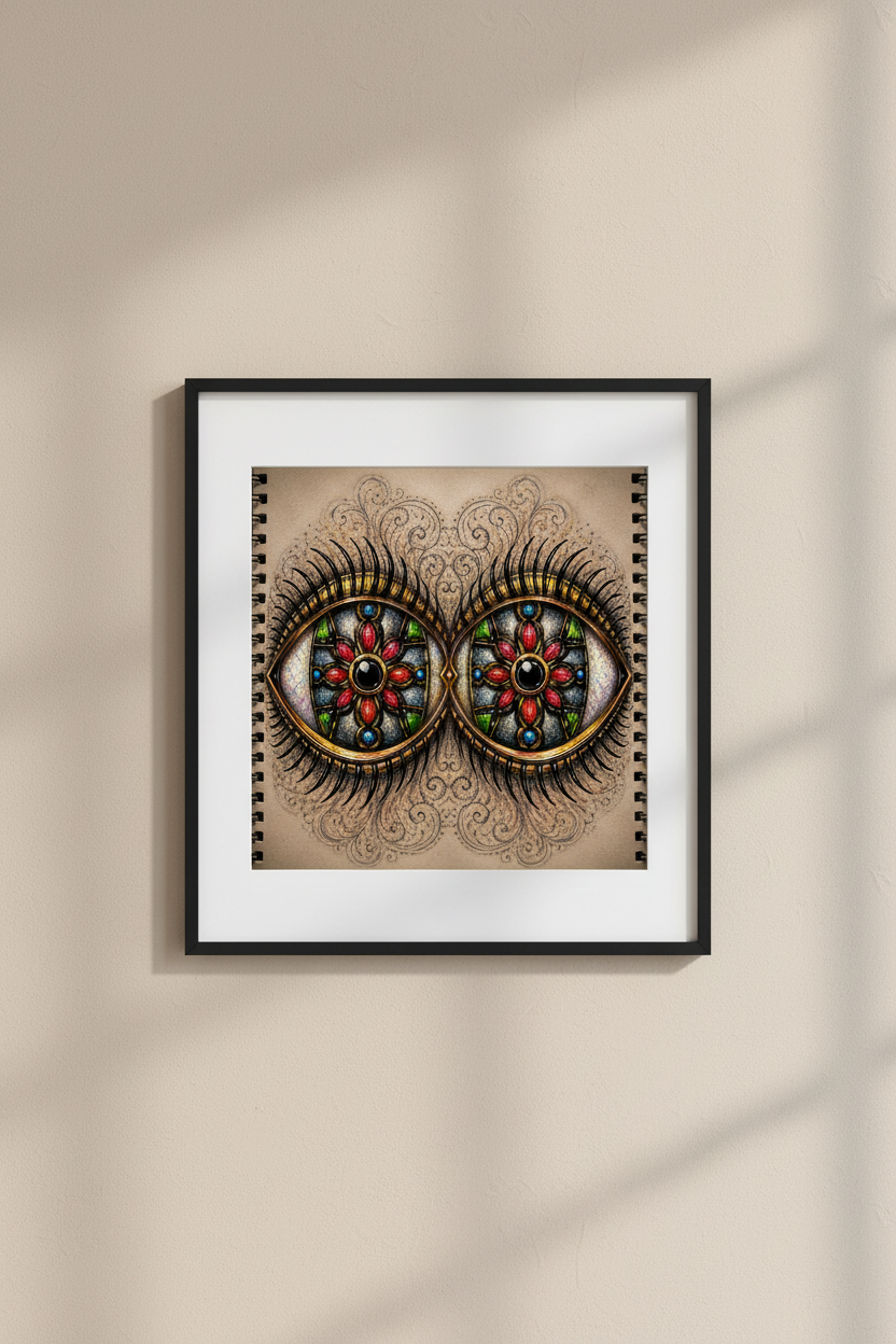 Sacred Sights — Framed wall mockup piece 2