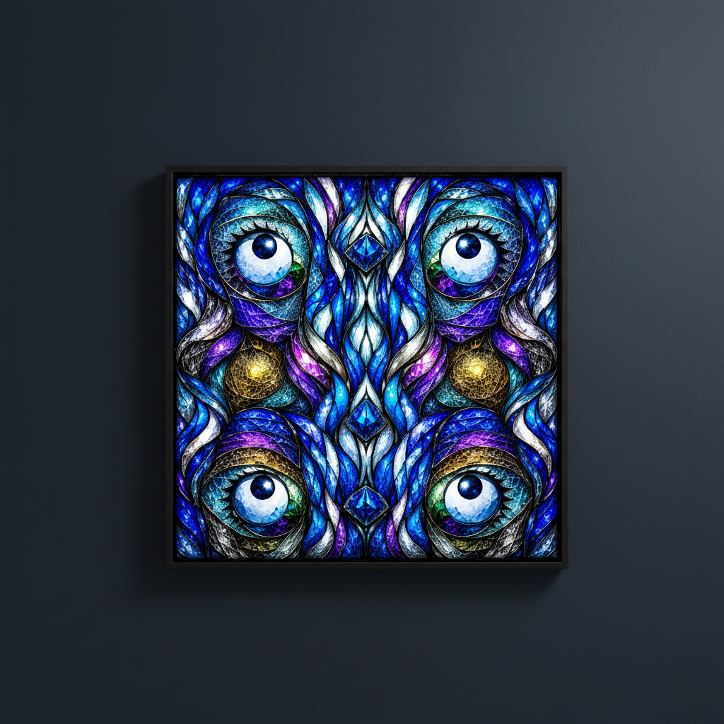 Sacred Sigils — Framed wall mockup piece 5
