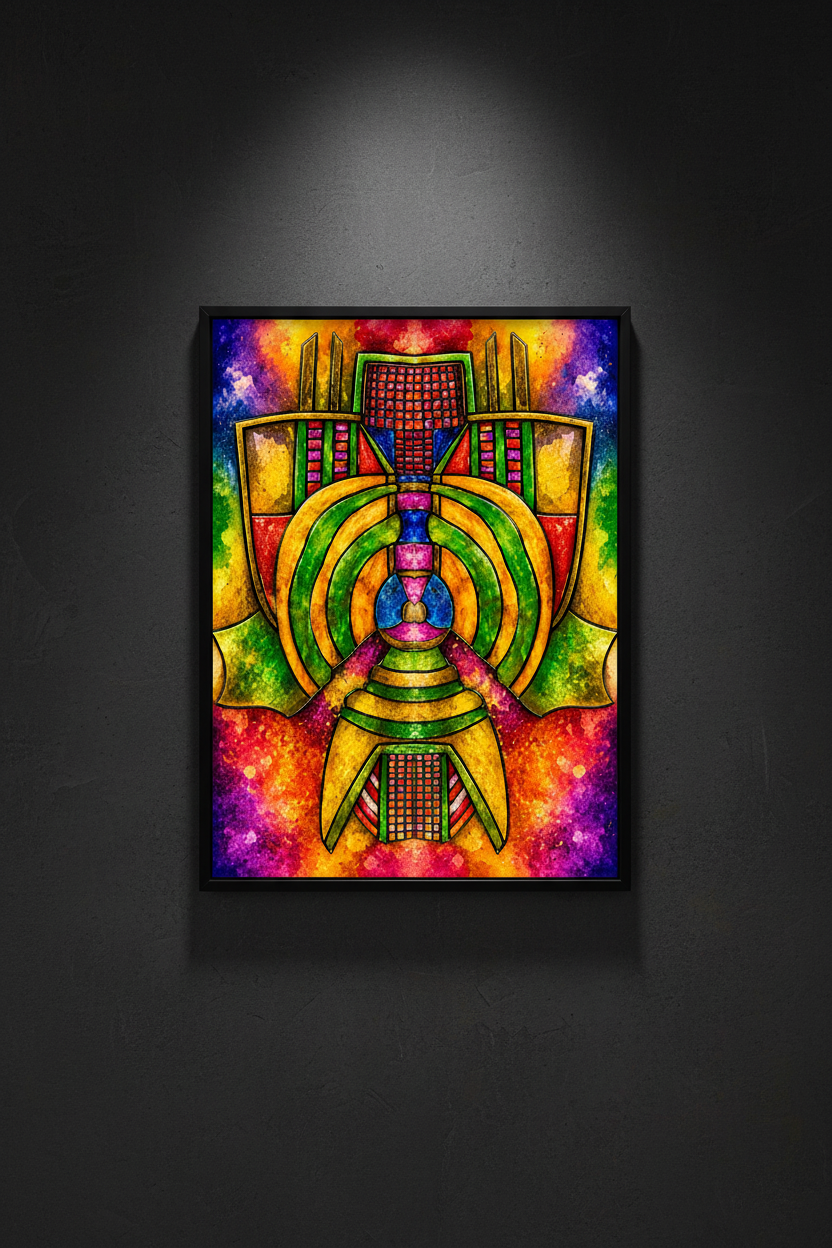 Sacred Sigils — Framed wall mockup piece 3