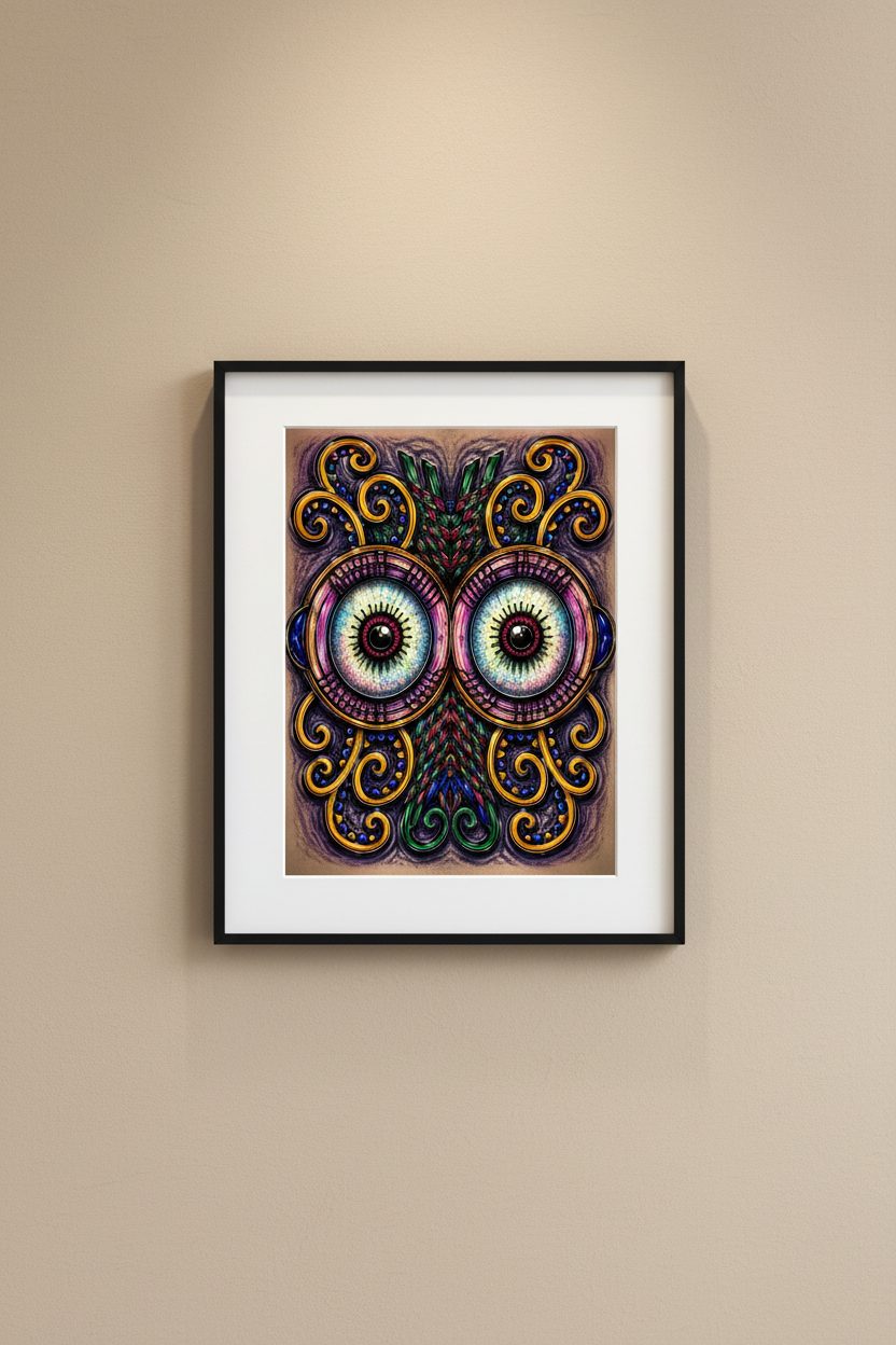 Sacred Sights — Framed wall mockup piece 3