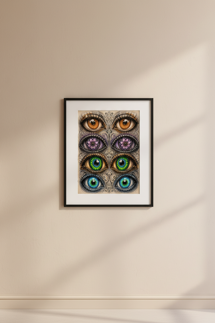 Sacred Sights — Framed wall mockup piece 1