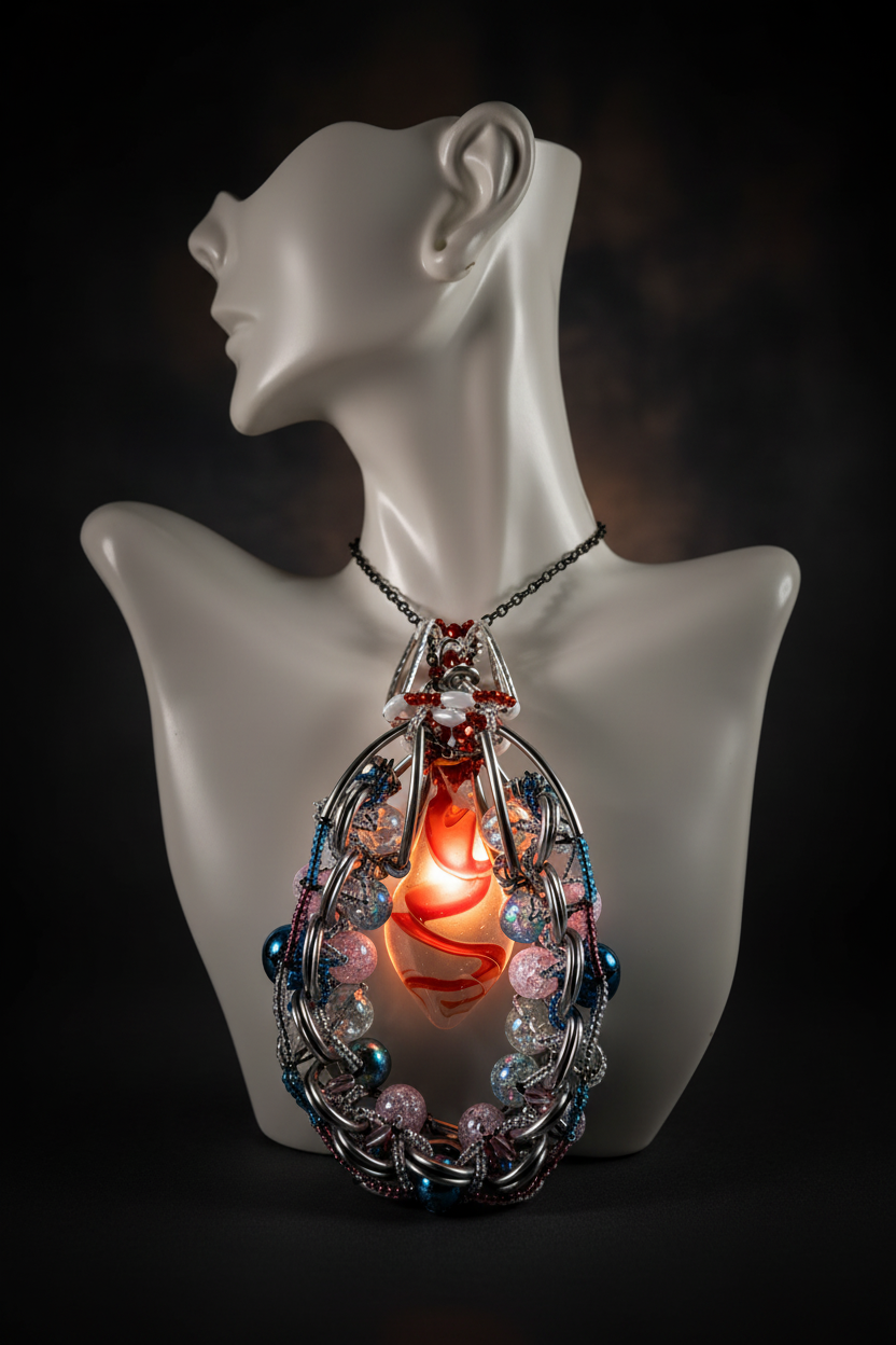 The Phoenix Flame Amulet — Pinterest Version
